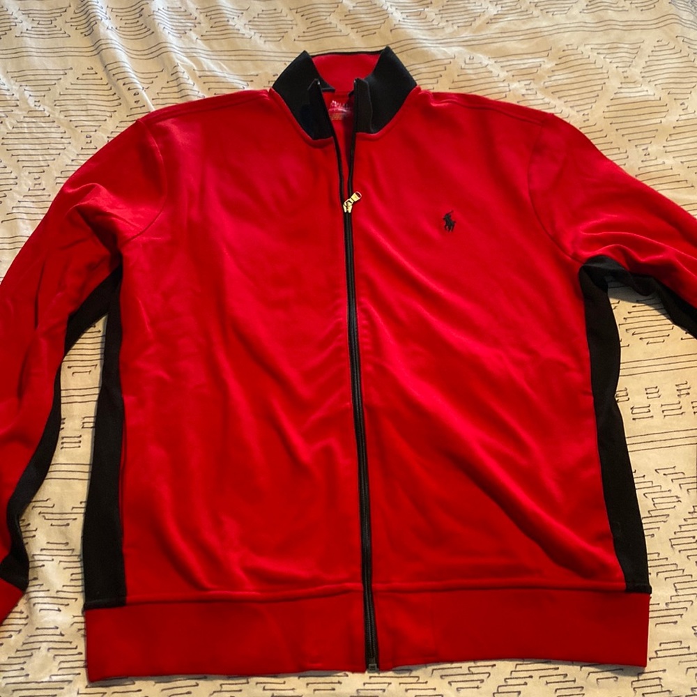 Polo long sleeve zip up shirt